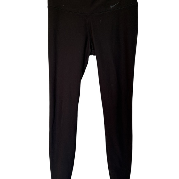 Nike Jet Black Active Leggings - Picture 1 of 5